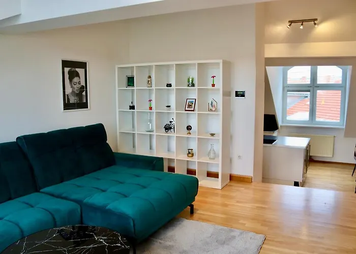 דירה Sauna Penthouse Near Prater